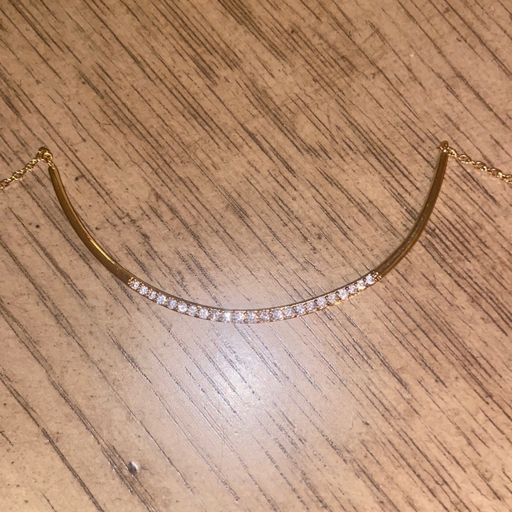 Short gold Stella & dot necklace